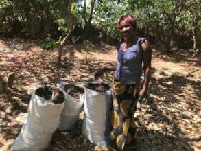 preparing compost