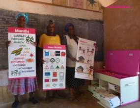 Educational posters and supplementary story books