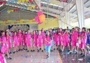 Birthday celebrations for the girls, Tegucigalpa