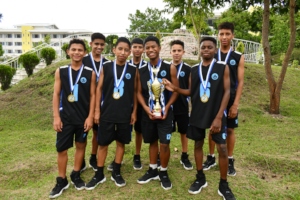 Boys triumphant at sports in Honduras