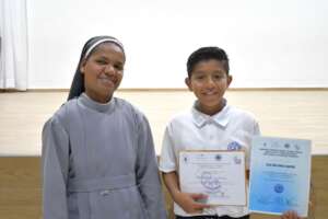 Garcia  second place in the Maths Olympiad