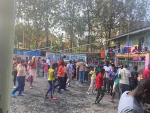 small school compound - congested
