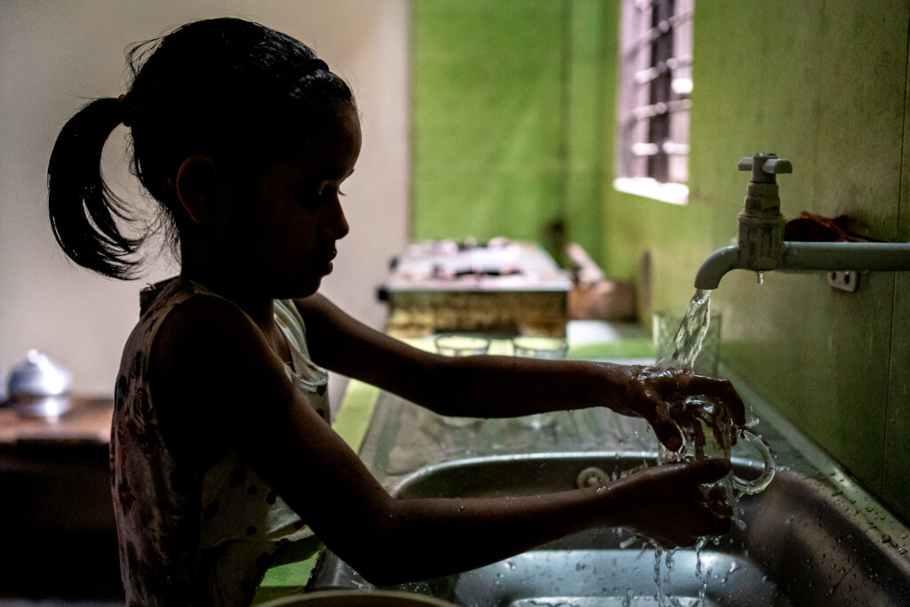 Doorstep learning for girls in domestic work