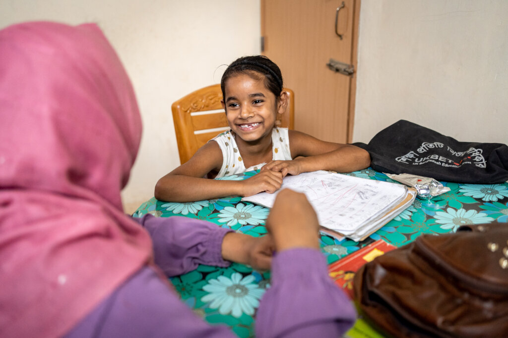 Doorstep learning for girls in domestic work