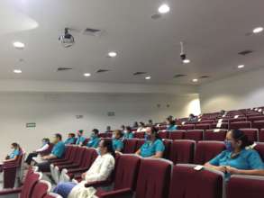 Participants at the hospital in Guadalajara, MX