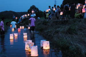 The lantern ceremony held every August