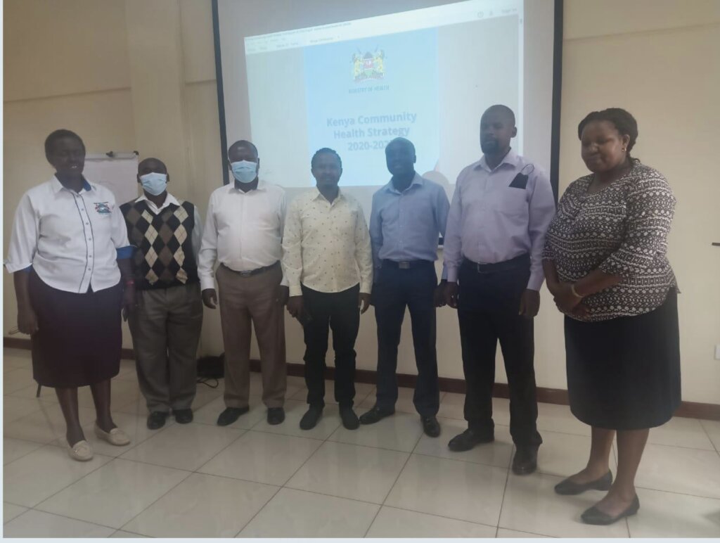 Hillary Omala supporting work in Nakuru County