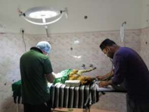 Our small surgery room, already in use