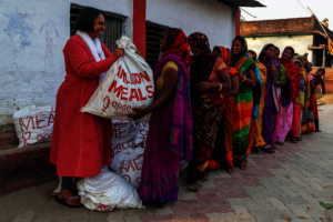 Meal Distribution to Women & Families