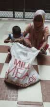 Our food ration kit distributed in Najafgarh