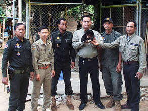 Tatai station with rescued cub