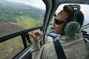 Forest Ranger Surveying Land