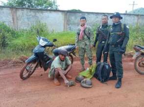 Offender caught with tortoise and pangolins