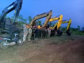 Rangers seize excavators and bulldozers