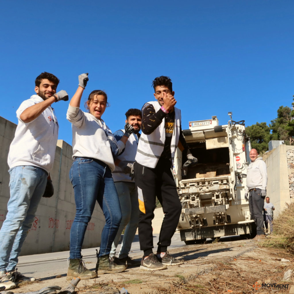Clearing 1750 tons of waste in Greek refugee camps