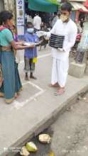 Free meal to laborer woman