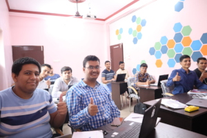 Students at Software training