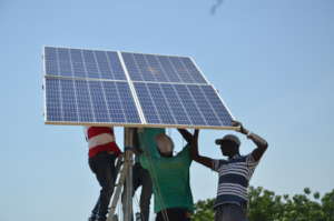 Installing solar panels