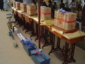 Tools bought for shops by local entrepreneurs