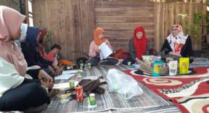 Entrepreneurs coached at the Pusat Studi Wanita.