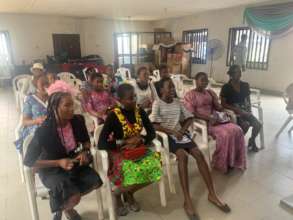 Women at the Faduk Care Foundation's training.