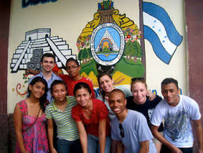 Arte la Calle mural project in local school, 2012