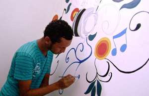OYE's art program in action