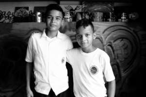 Cesar & His Brother in early 2015