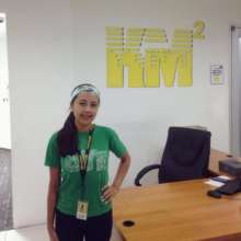 Kelyn at call center KM2 Solutions