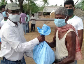 Aged Person receiving support from ROSI FOUNDATION