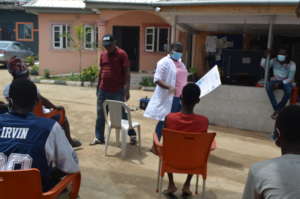 Covid-19 PPE  AND SOCIAL DISTANCING DEMONSTRATION