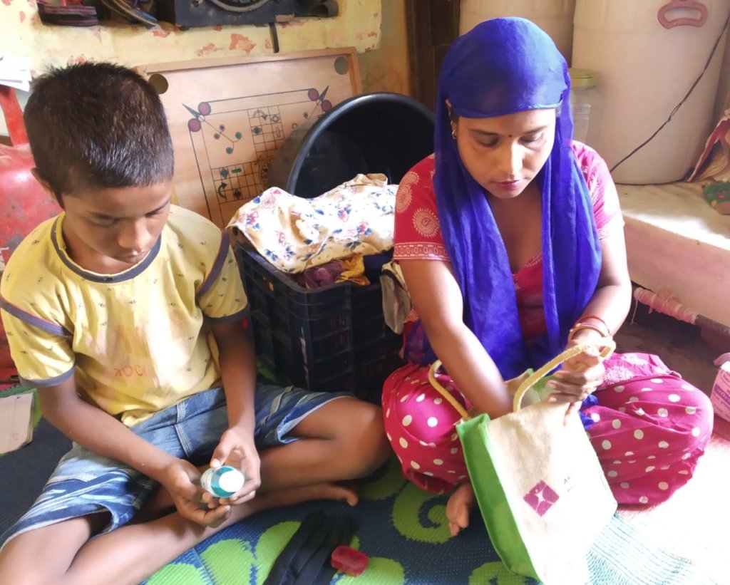 Food & Mask for Corona Fight of Poor Children