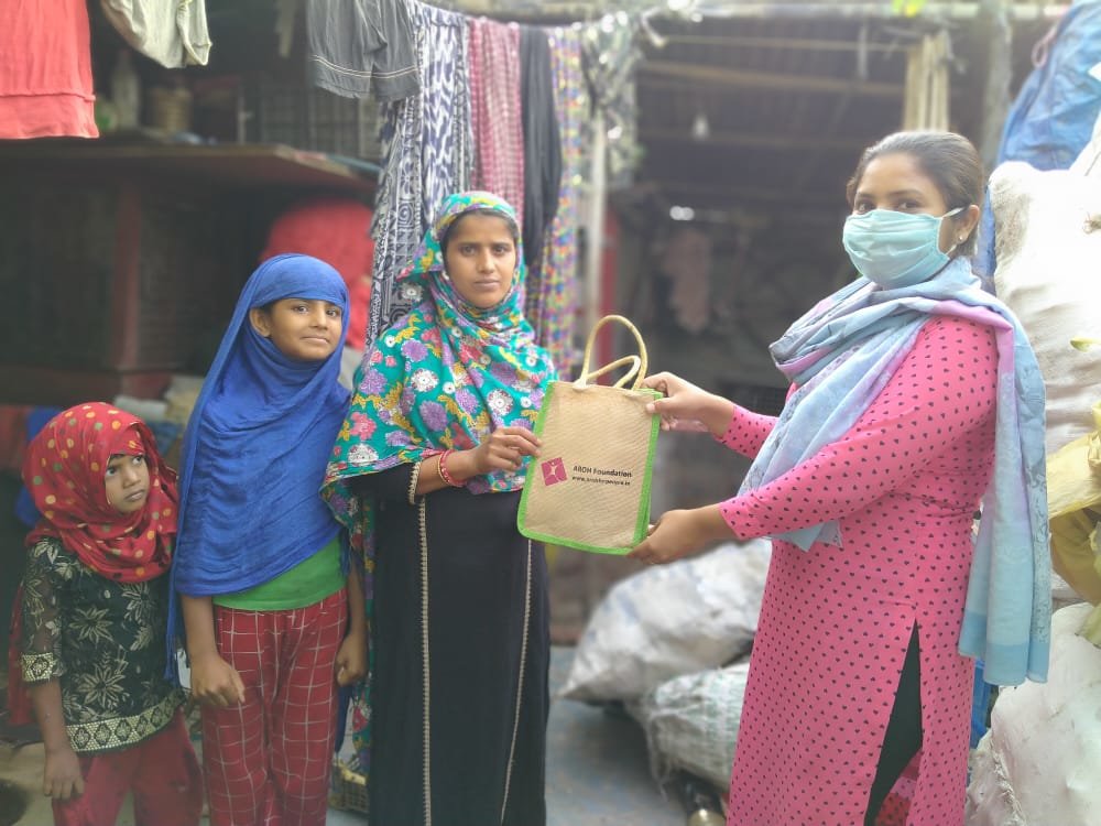 Food & Mask for Corona Fight of Poor Children