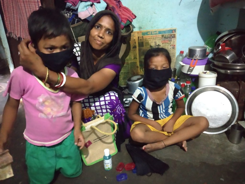 Food & Mask for Corona Fight of Poor Children
