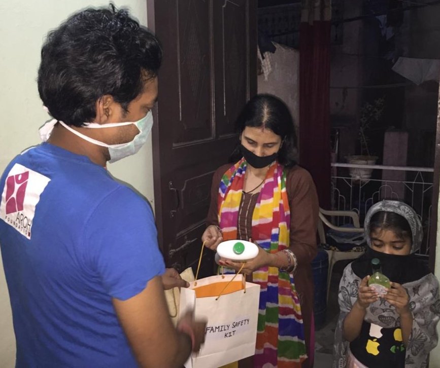 Food & Mask for Corona Fight of Poor Children