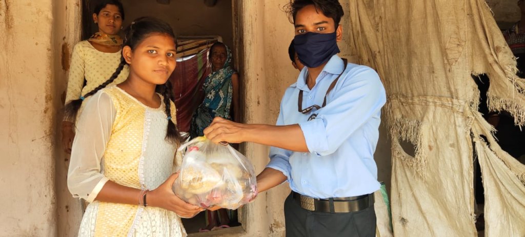 Food & Mask for Corona Fight of Poor Children