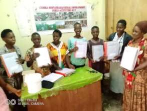 Youths trained to make note books for sale