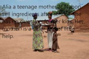 COVID 19 danger to  teenage mother to go to school