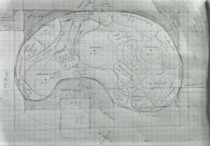Example rain garden designed by a 2022 participant