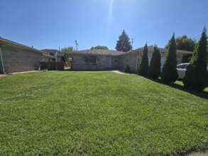 Saife's front yard where rain garden is planned
