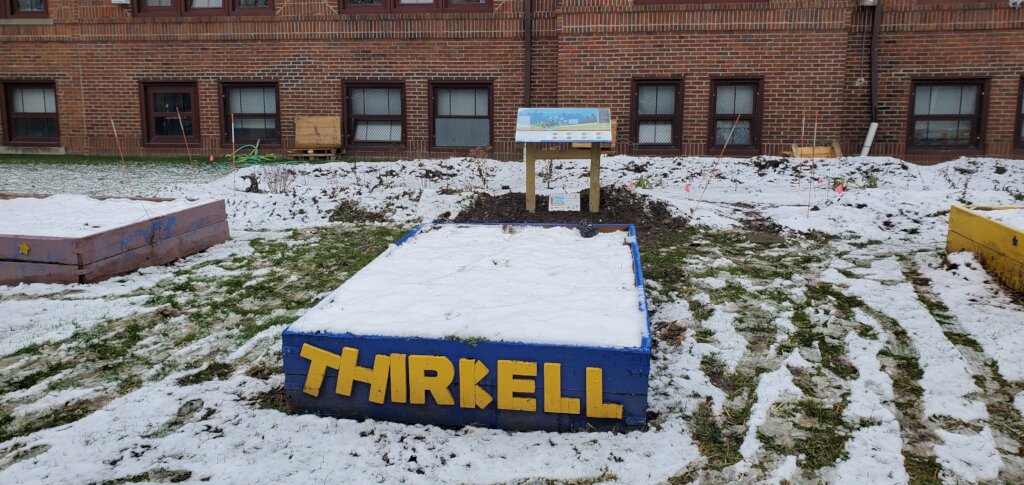 Thirkell School's Educational Rain Garden Signage