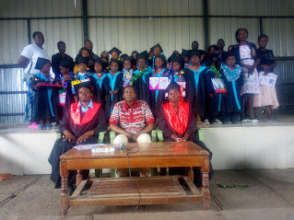 Director and some staff during graduation
