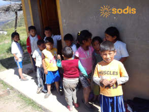 making line to clean their hands