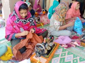 A sewing center in Gojra