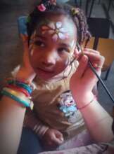 Face Painting to this amazing young lady!