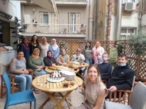 Having Lunch with the Turkish Community Members