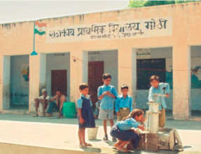 Clean drinking water for school children in India