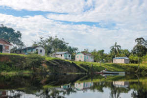 View of Tumbira from the river