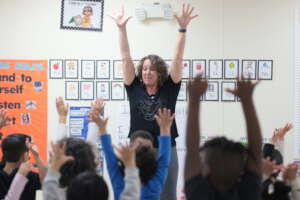 Kelly King teaching movement and dance