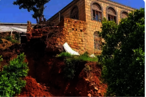 PHOTO FROM FB. PART OF DAMAGE